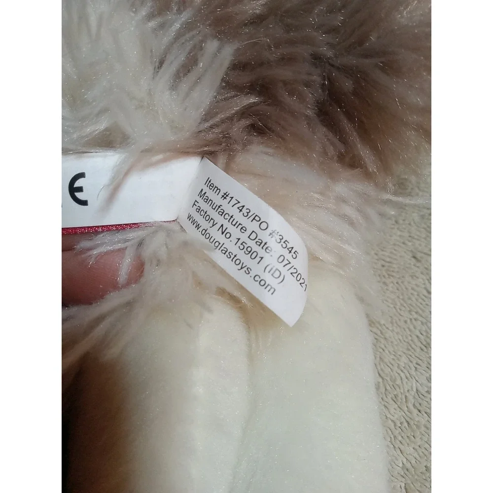 Douglas Toys Zephyr the Plush Llama-SuperSoft-Beautiful Realistic Eyelashes/Coat